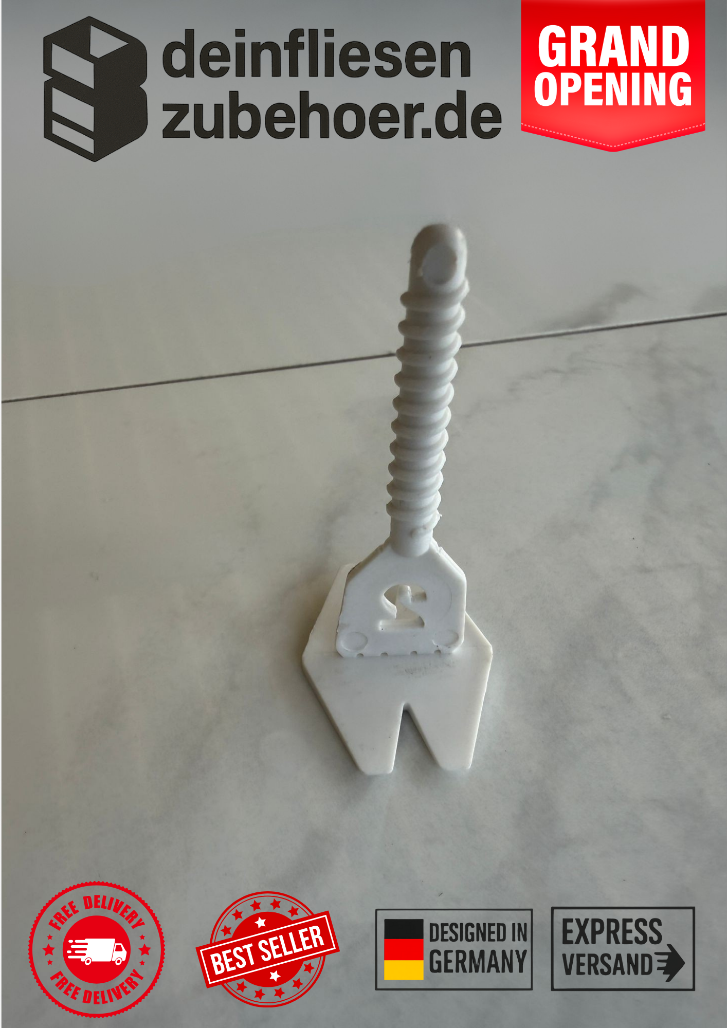 1000 Gewindelaschen Set 1,5 - 2 mm